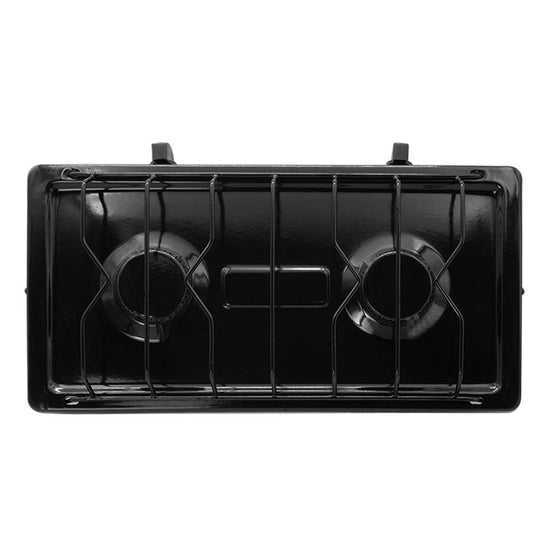 Parrilla de gas 2 quemadores esmaltada blanco 303-6 Alfa Electrodomésticos – vista 3