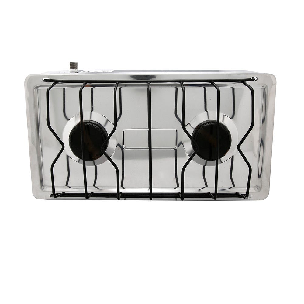 Parrilla de gas 2 quemadores 12 x 46 cm – vista 3