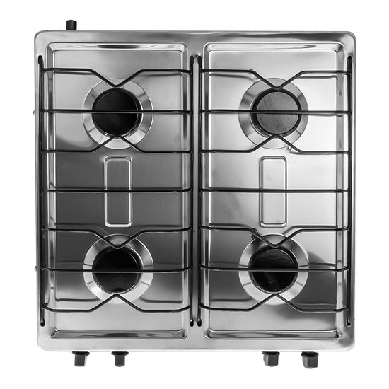 Parrilla de gas 4 quemadores acero inoxidable 313 Alfa – vista 2