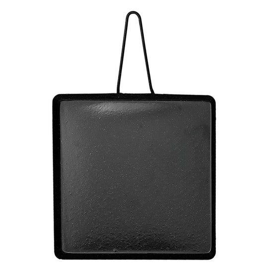 Comal cuadrado de peltre 26 x 26 cm Moteado CSC28 Alfa