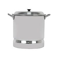 Vaporera de aluminio Núm. 28 Odisea