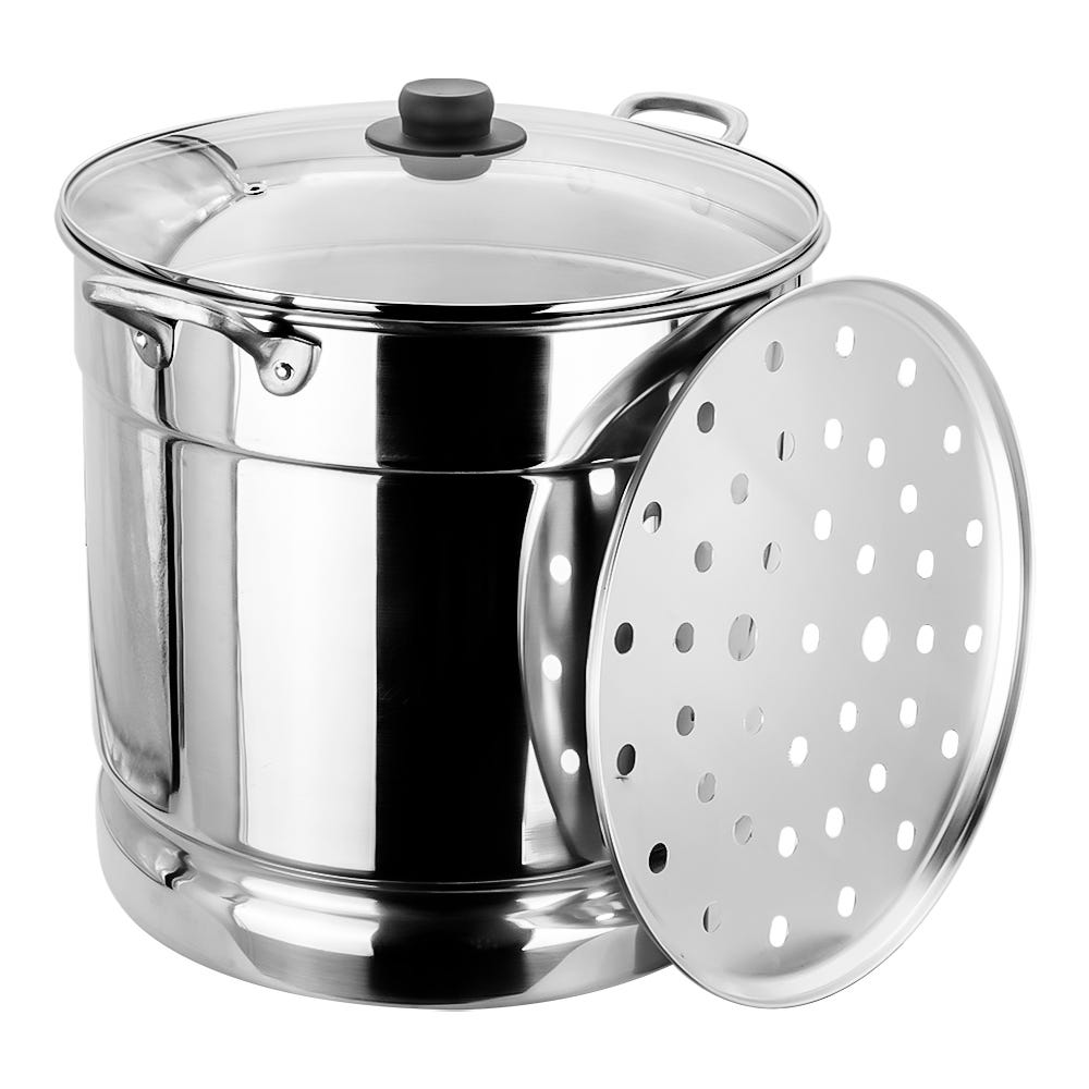 Vaporera Núm. 34 con tapa de vidrio