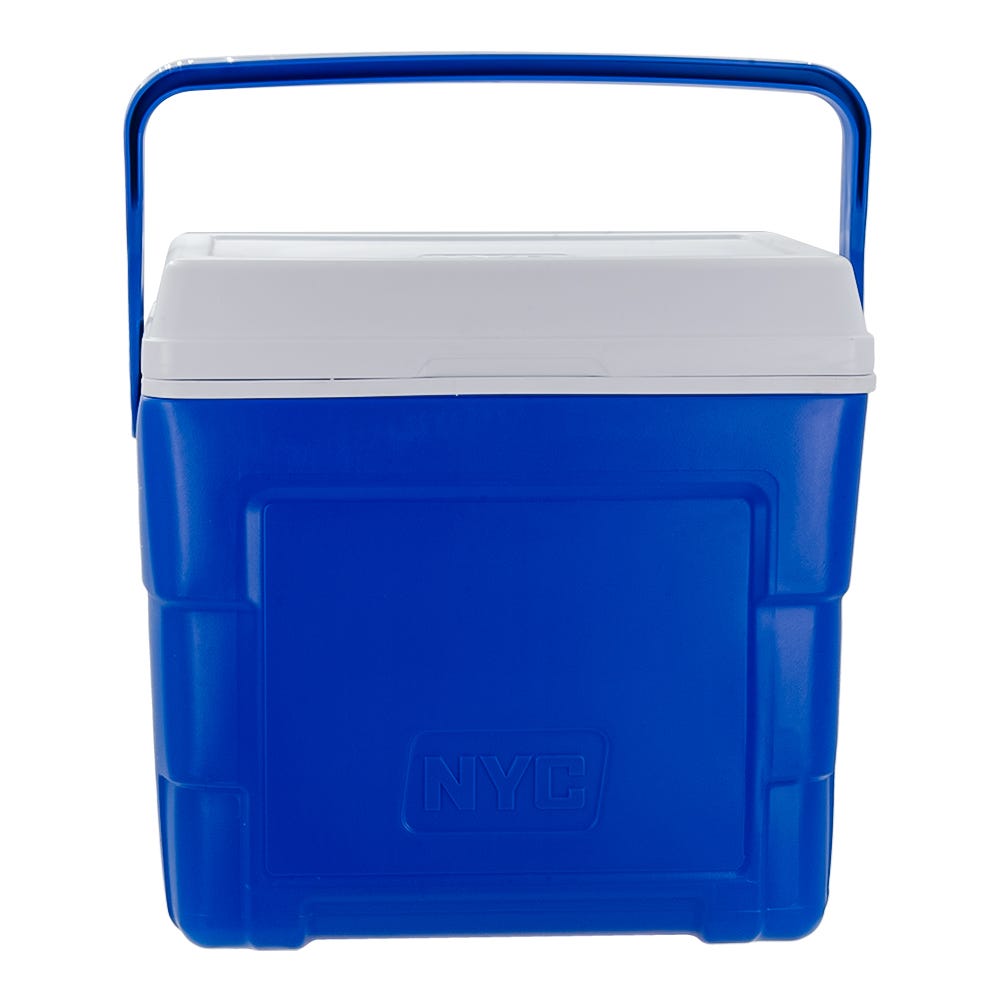 Hielera de plástico 19.3 L rojo y azul Cancún 0120 NYC