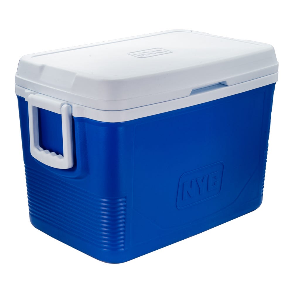 Hielera de plástico 44.6 L rojo y azul Nordic 0150 NYC