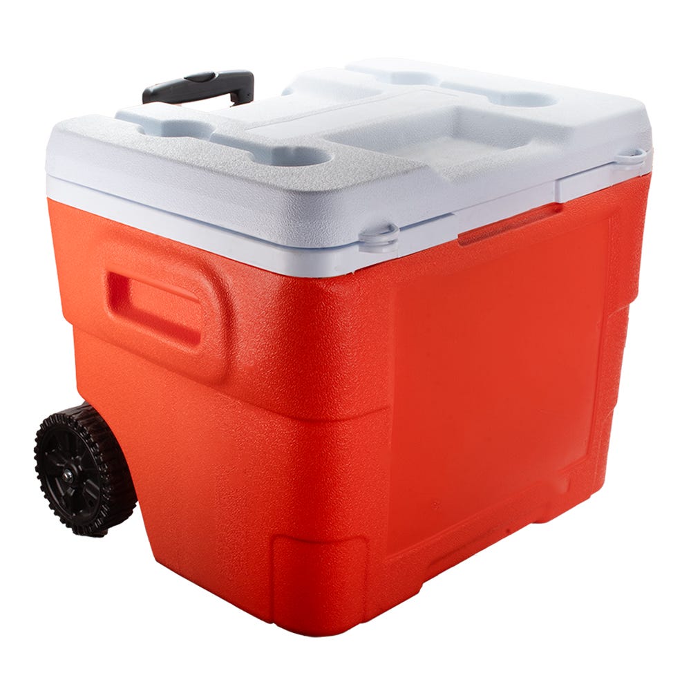 Hielera de plástico 64 L rojo, azul y naranja Alaska 0121 NYC