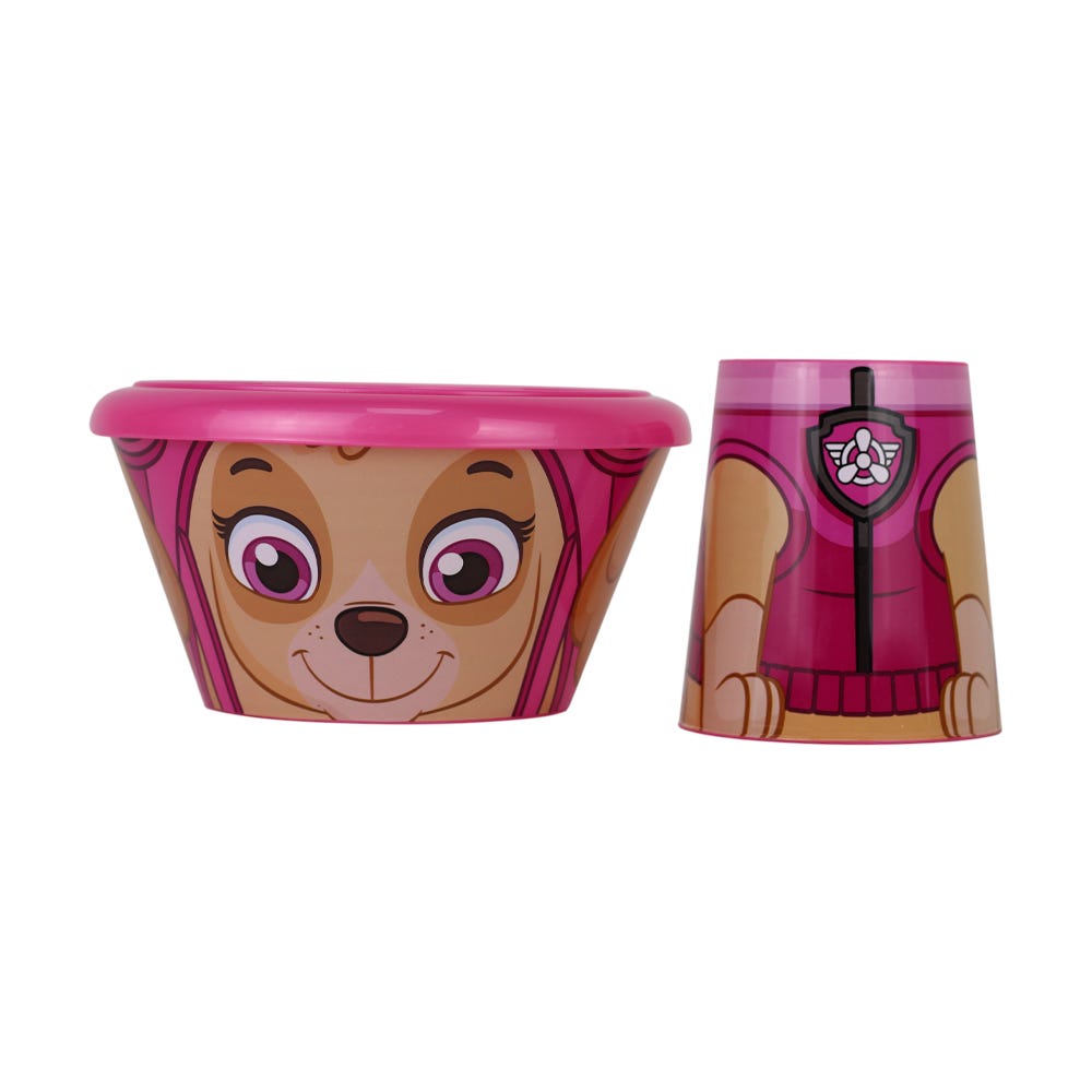 Set de 3 piezas rosa Paw Patrol