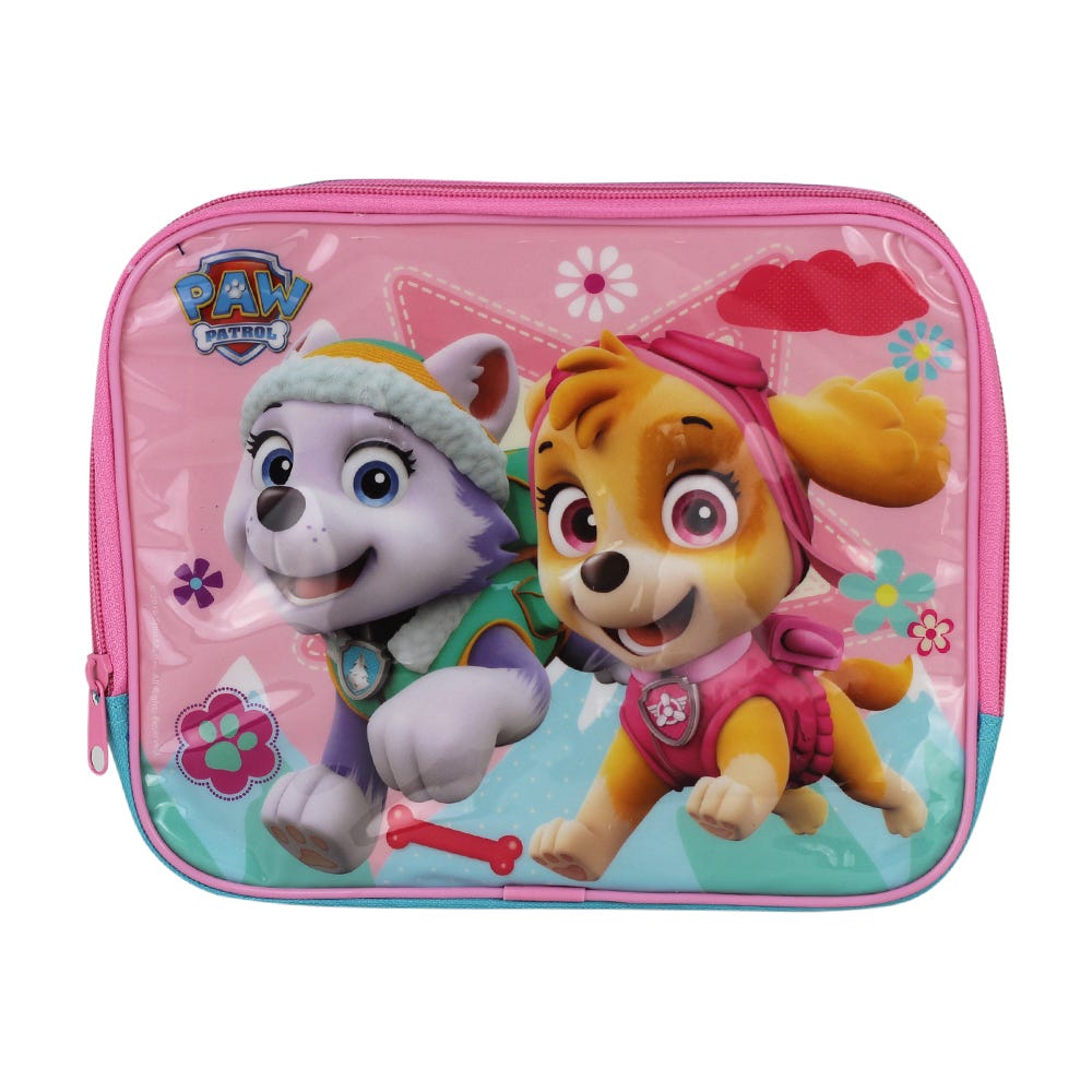 Lonchera rosa Paw Patrol 20 cm