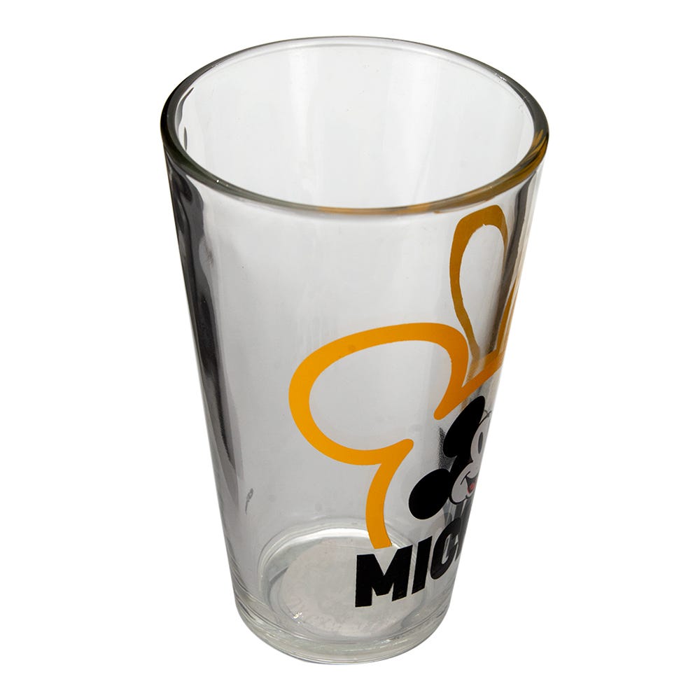Vaso de vidrio 450 ml Mickey Mouse varios modelos H1-VR129 Gairet