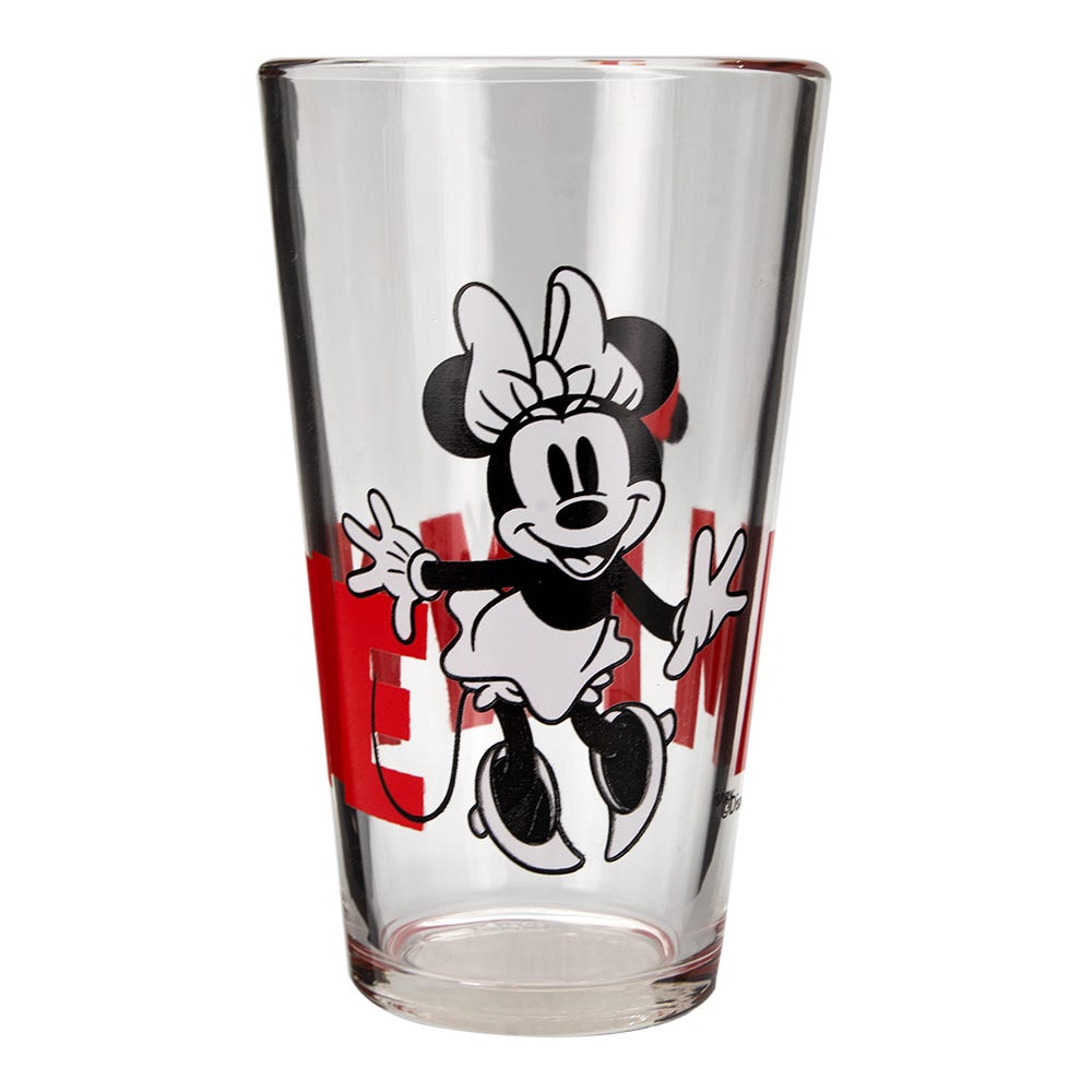 Vaso de vidrio 450 ml Mickey Mouse varios modelos H1-VR129 Gairet