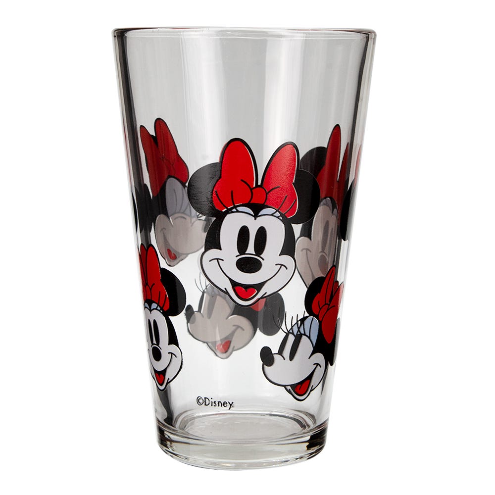 Vaso de vidrio 450 ml Mickey Mouse varios modelos H1-VR129 Gairet