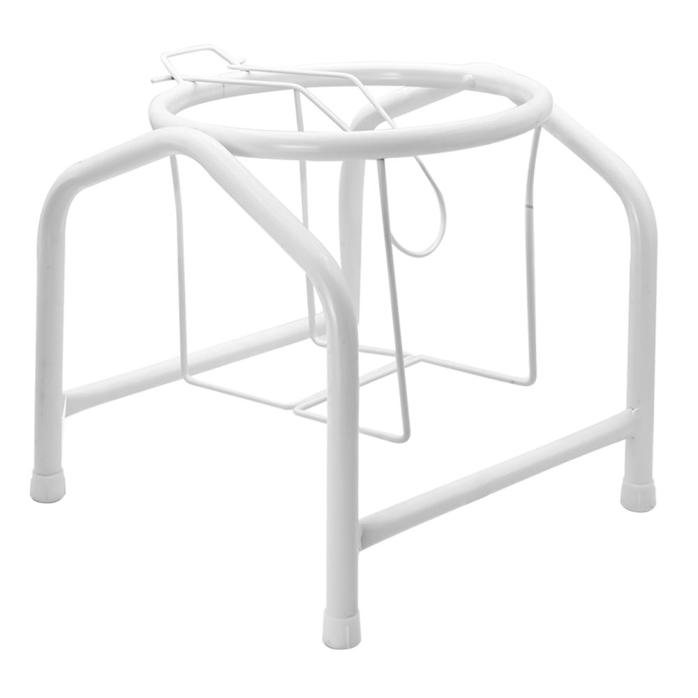 Portagarrafón de metal 1 nivel blanco Tubogar