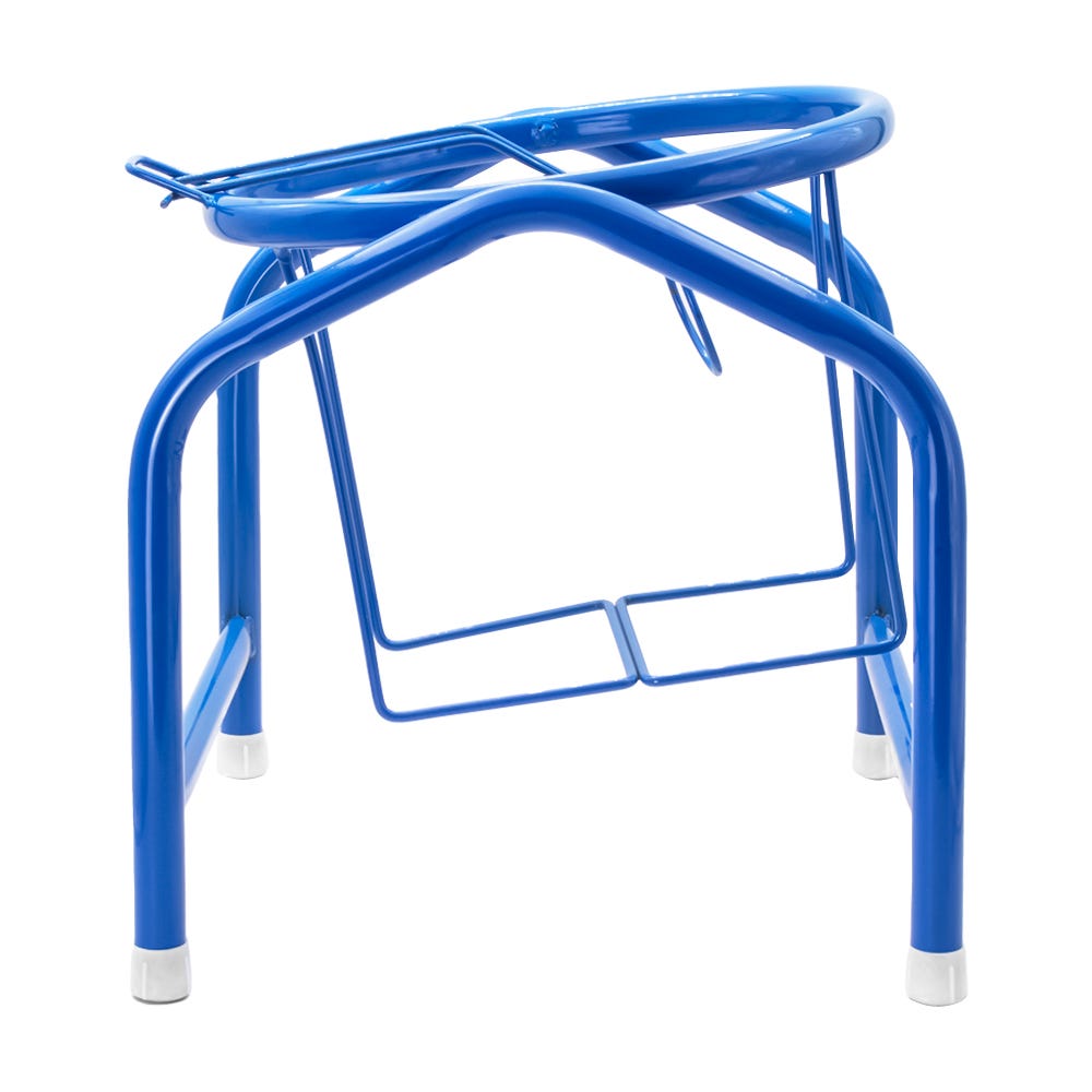 Portagarrafón para mesa 1 nivel azul Tubogar