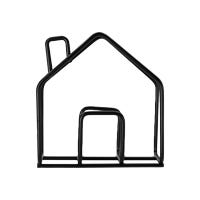 Servilletero casitas alambre pulido MHO-0007 Maps Hogar