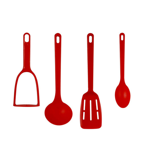 Juego de 4 utensilios KSA rojo PBT 