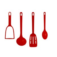 Juego de 4 utensilios KSA rojo PBT