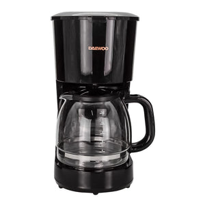 Cafetera 12 tazas con jarra de vidrio negra DCM-1884 Daewoo