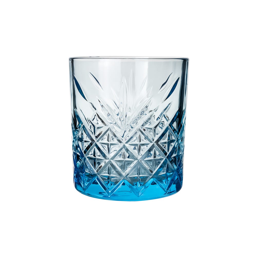 Vaso de vidrio dof 345 ml Blue Timeless CG-1112885 Pasabahce