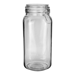 Frasco brocal de vidrio con broche 2.2 litros CFRB22BROC3 Cristaglass