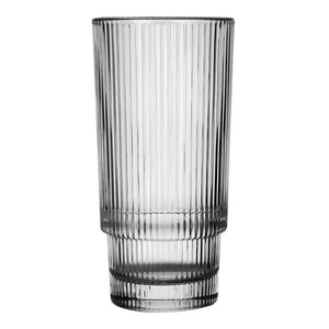Vaso HB de vidrio apilable 290 ml Lines 99655 Cristaglass