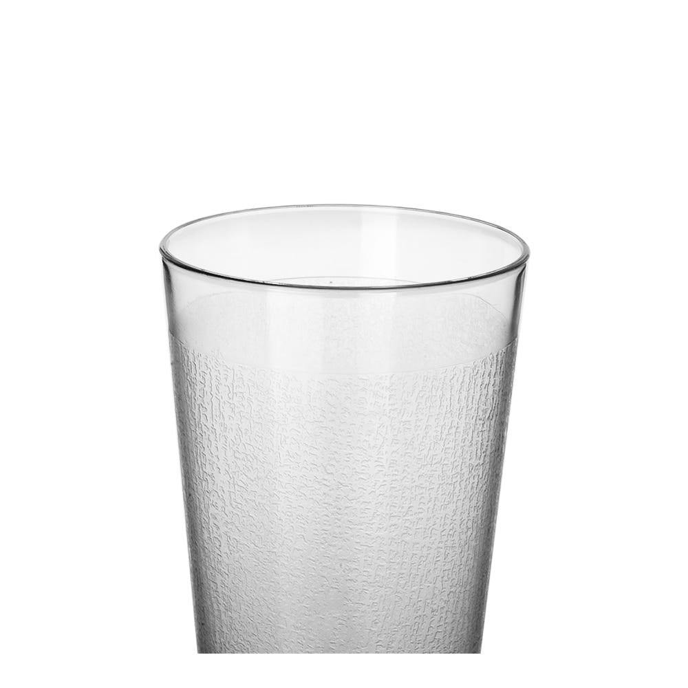 Vaso de refresco de policarbonato natural texturizado 380 ml 5001061 Citrulsa
