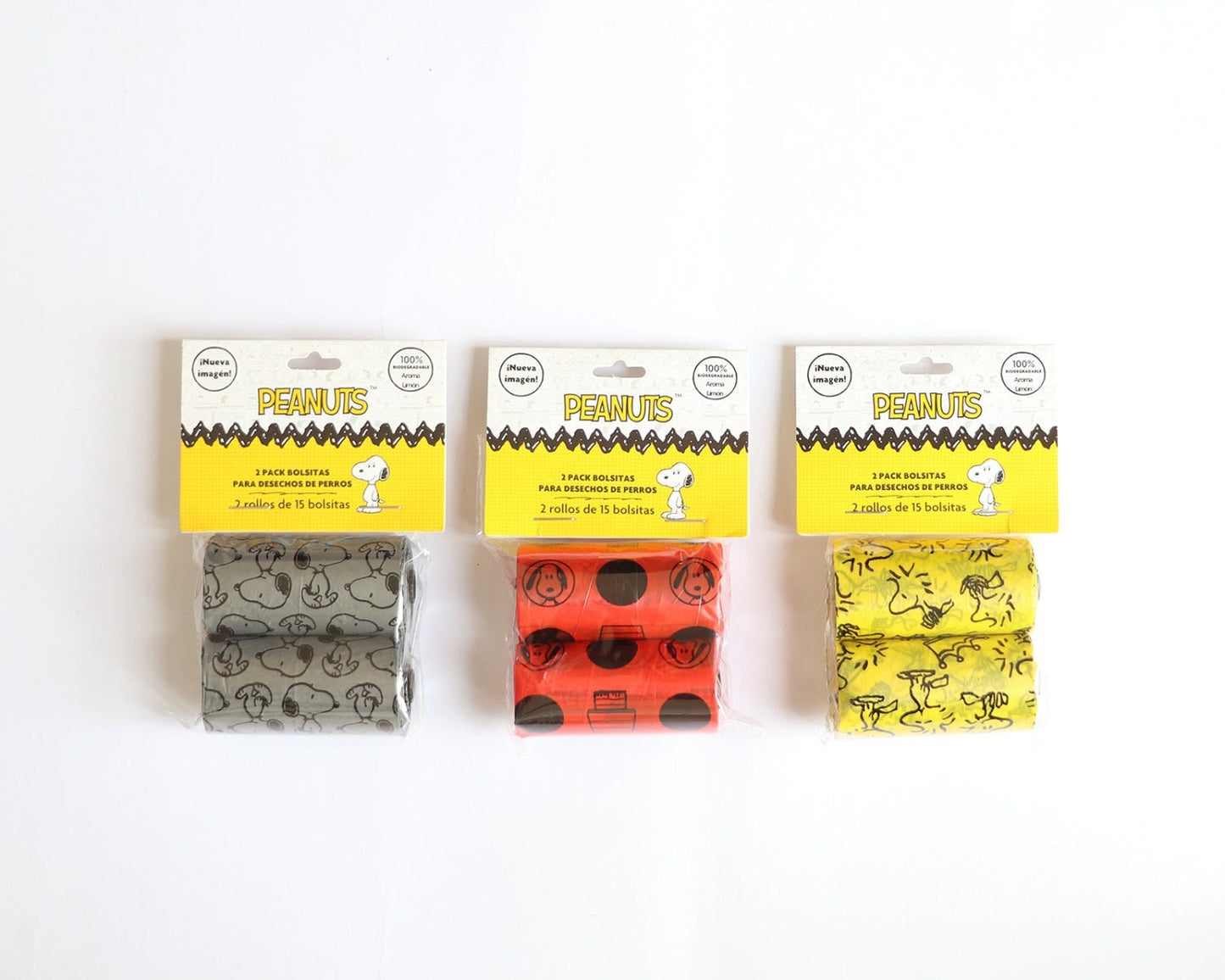 Bolsitas para desechos de perros 2 rollos Peanuts WBP-001-2 Smile Pets