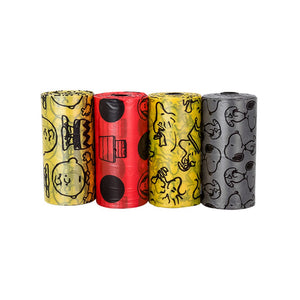 Bolsitas para desechos de perros 4 rollos Peanuts WBP-002-4 Smile Pets