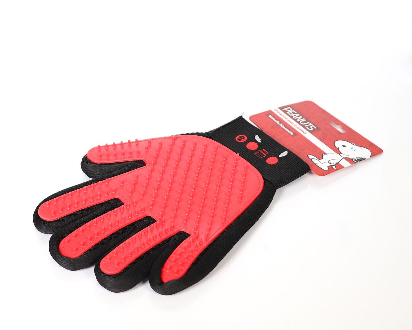 Guante para aseo cepillo unitalla ajustable Peanuts GC-001 Smile Pets