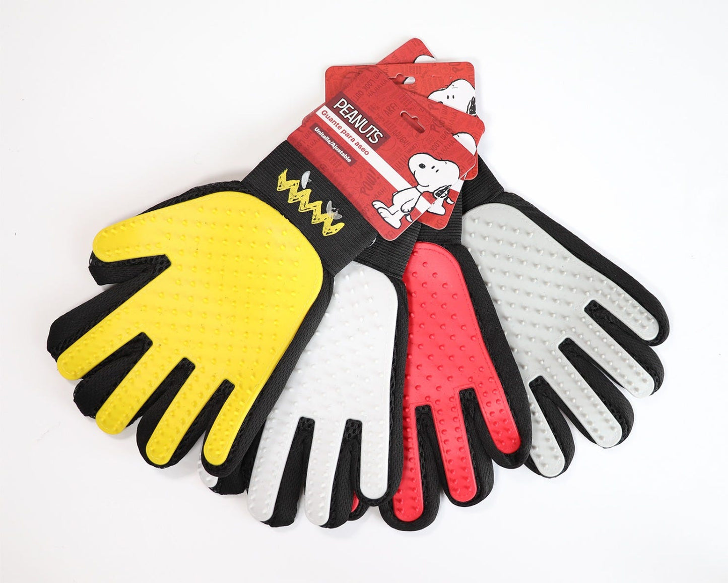 Guante para aseo cepillo unitalla ajustable Peanuts GC-001 Smile Pets