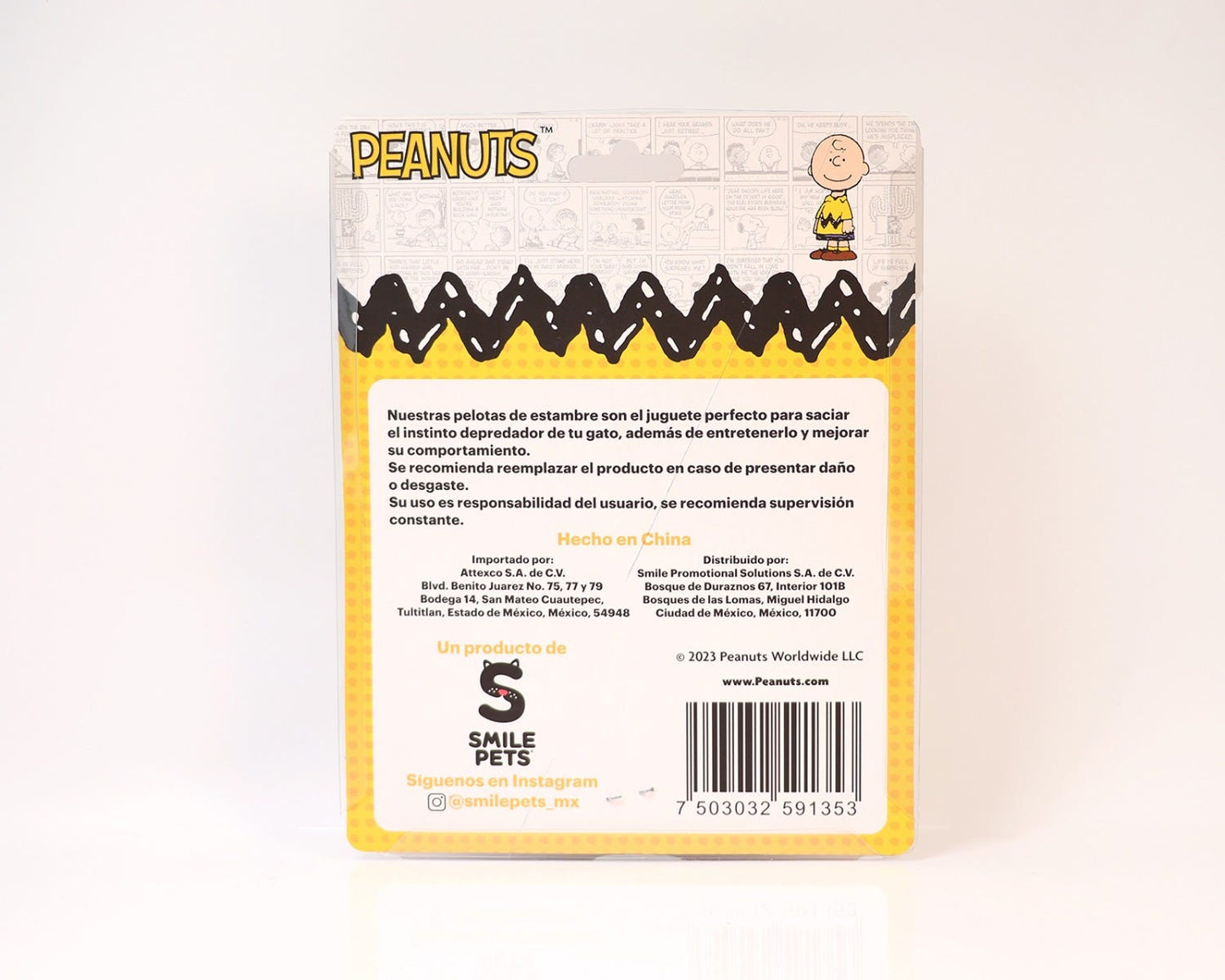 Pelotas de estambre para gato 4 cm Peanuts BG-001 Smile Pets