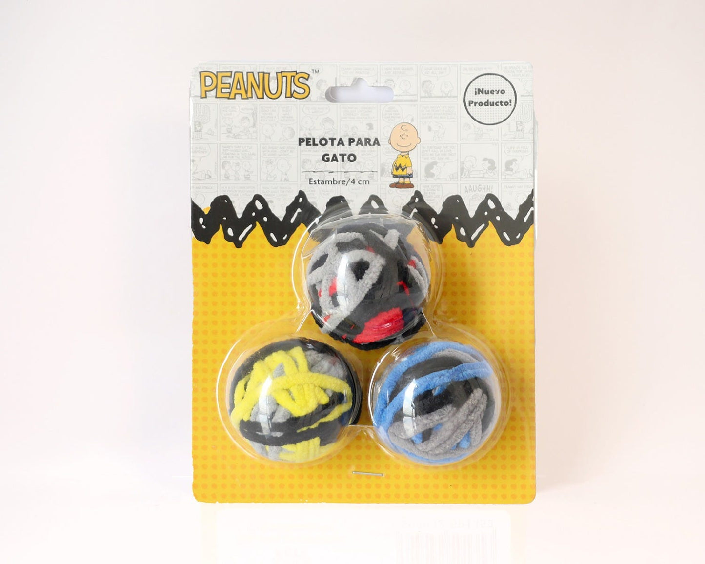 Pelotas de estambre para gato 4 cm Peanuts BG-001 Smile Pets