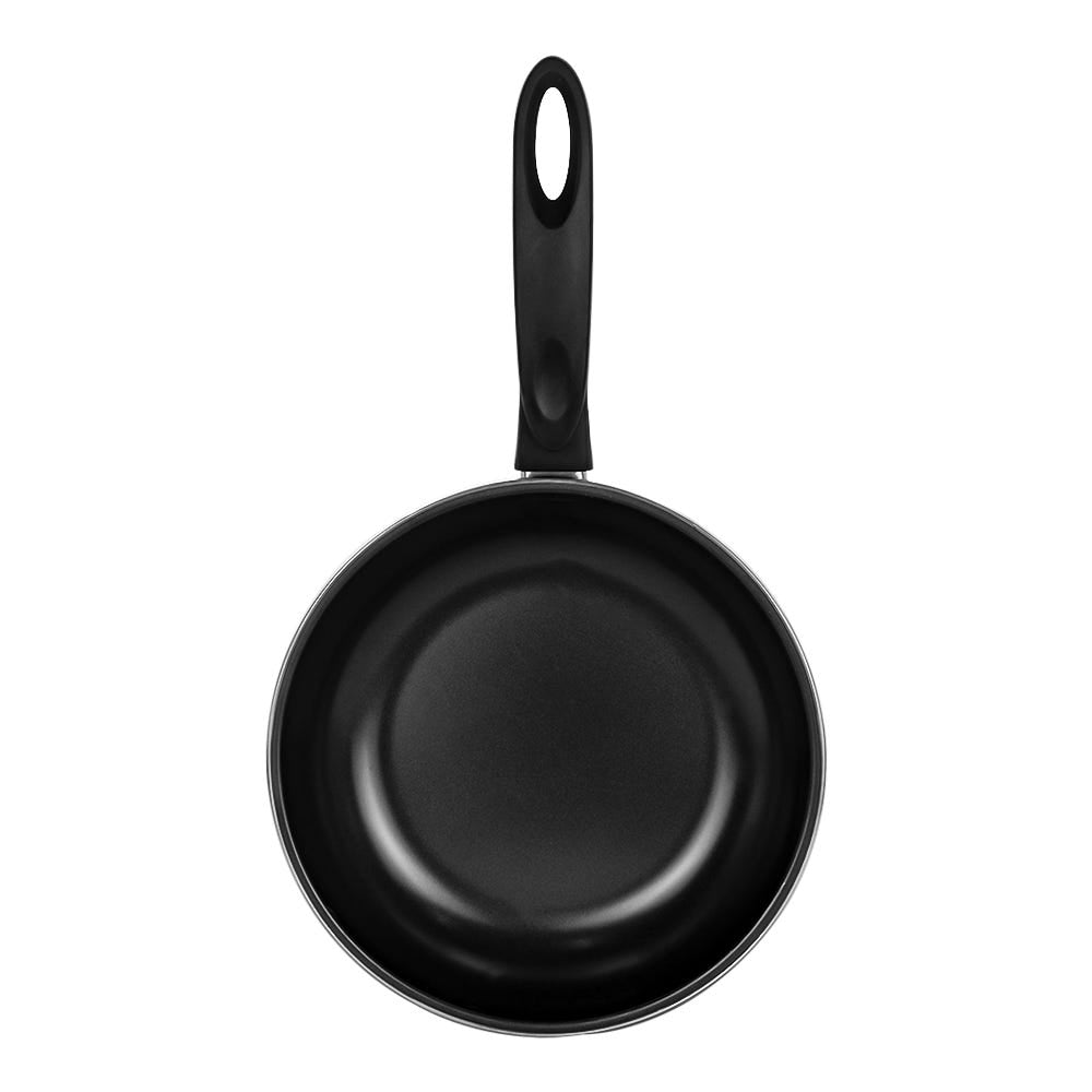 Juego de 3 sartenes acero al carbono con utensilio 18-20-23 negro COLORSTEEL4N ColorHome