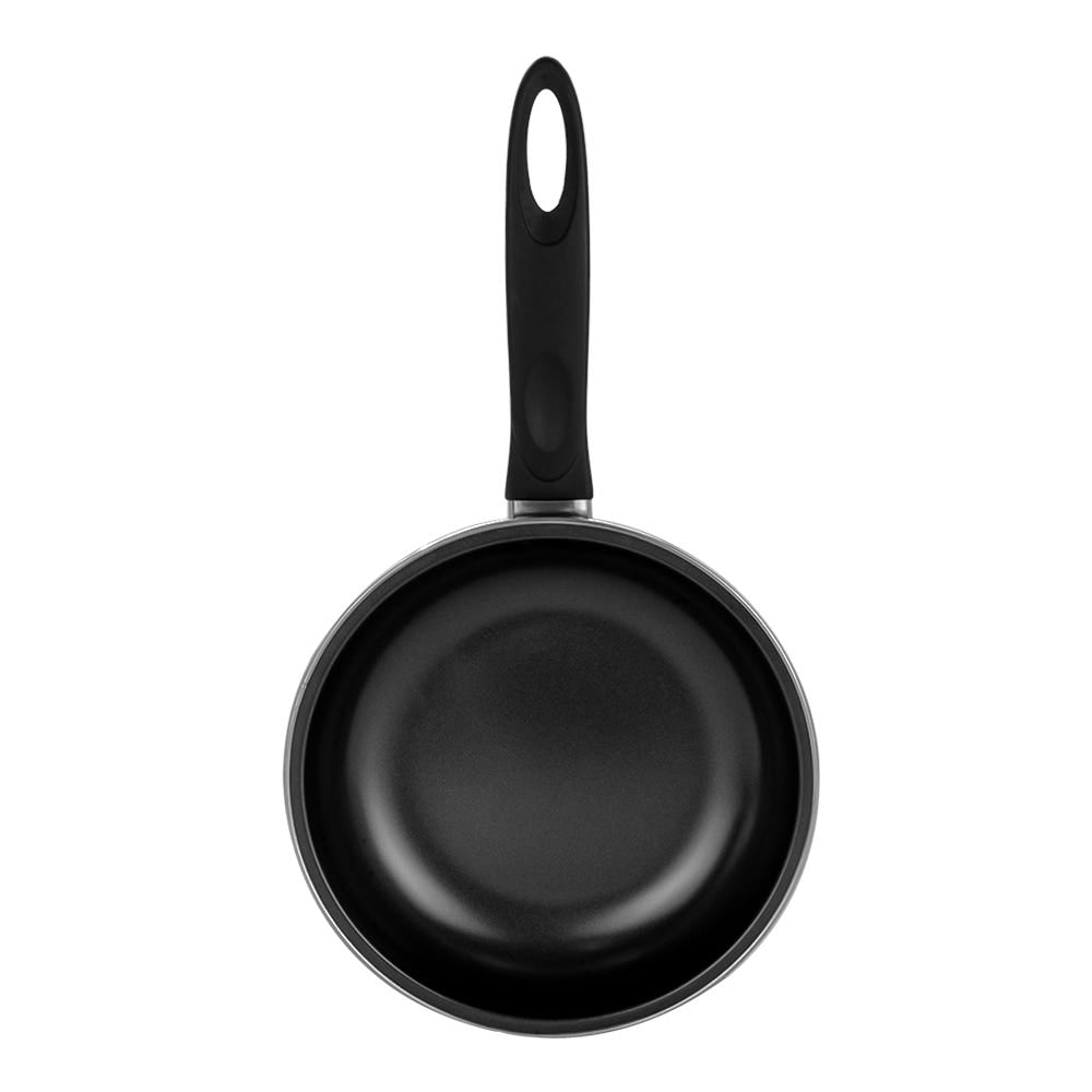 Juego de 3 sartenes acero al carbono con utensilio 18-20-23 negro COLORSTEEL4N ColorHome