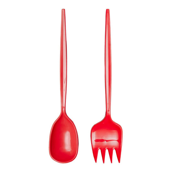 Juego de utensilios de cocina de plástico rojo R4520