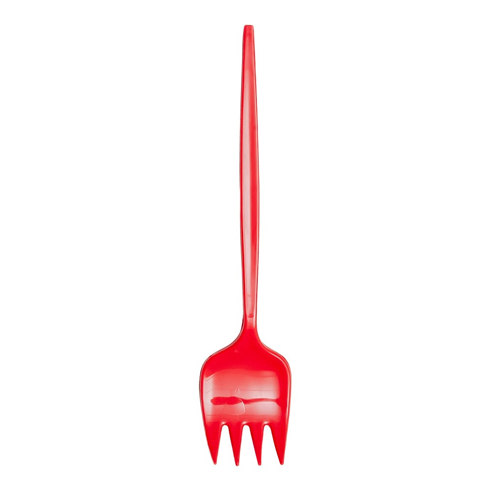 Juego de utensilios de cocina de plástico rojo R4520