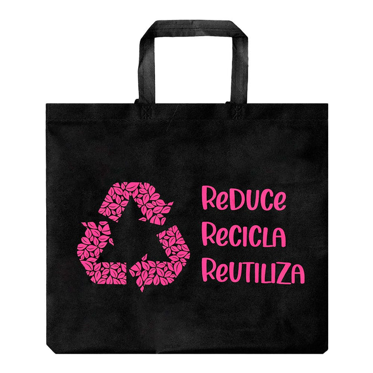 Bolsa ecológica 50 x 42 x 15.5 cm negra Bolsa REU50N Ecoattro