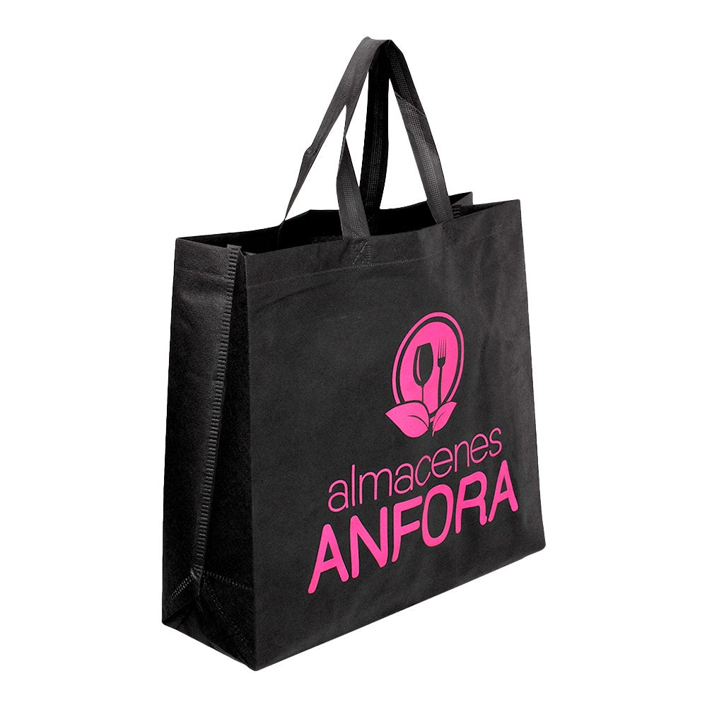 Bolsa ecológica 50 x 42 x 15.5 cm negra Bolsa REU50N Ecoattro