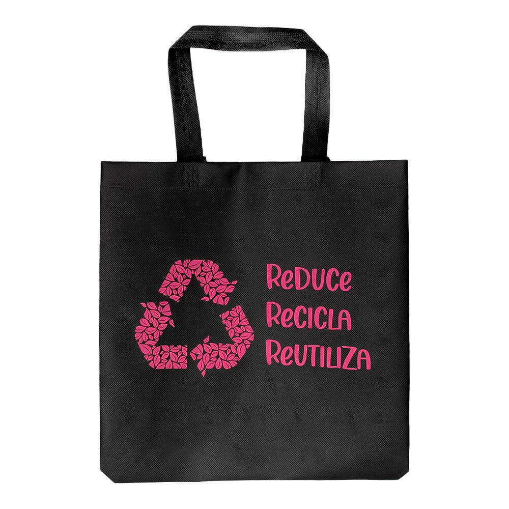Bolsa ecológica 35 x 35.5 x17.3 cm negra Bolsa REU35N Ecoattro