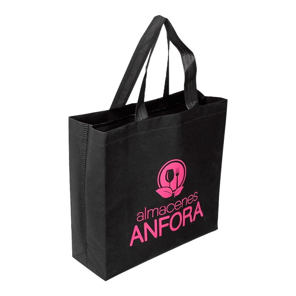 Bolsa ecológica 35 x 35.5 x17.3 cm negra Bolsa REU35N Ecoattro