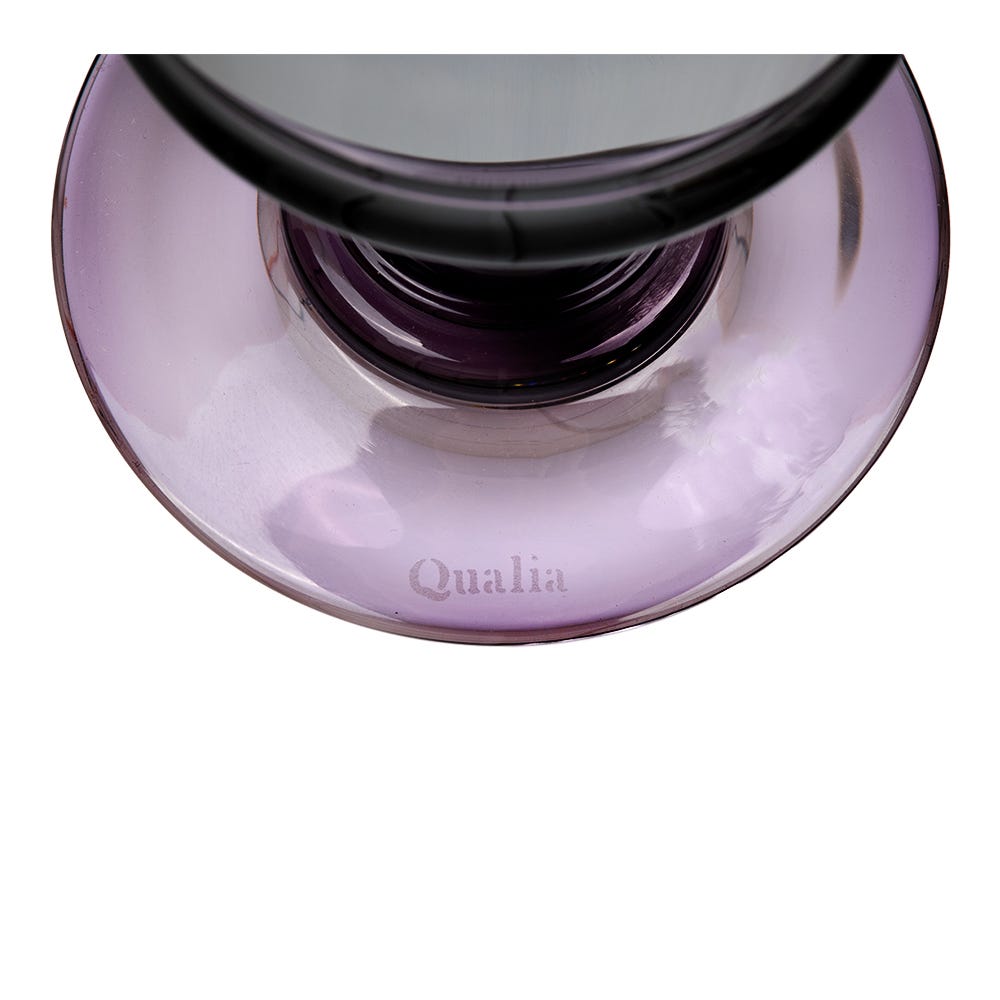 Copa de vidrio para vino 300 ml Walden amatista Q431002 Qualia