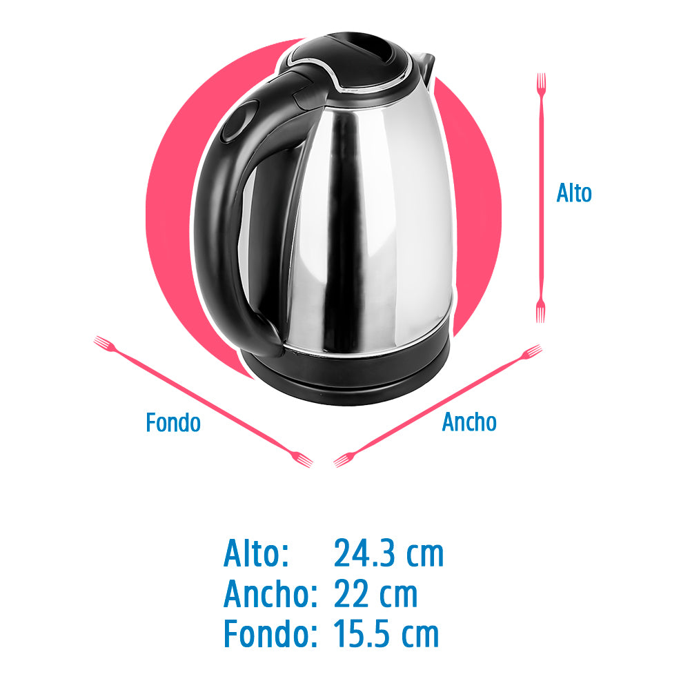 Hervidor de acero inoxidable 2.000 litros Kessel Neuhaus