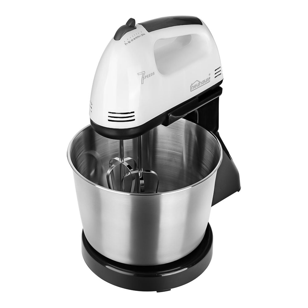 Batidora de mano con tazón de acero inoxidable 7 velocidades Mixer max Neuhaus