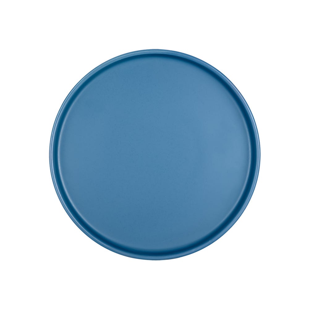Vajilla redonda de cerámica 16 piezas azul Praga Chefmaker
