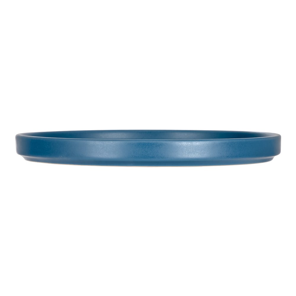 Vajilla redonda de cerámica 16 piezas azul Praga Chefmaker