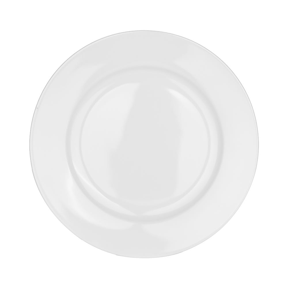 Vajilla redonda de porcelana 16 piezas blanco Quebec Chefmaker