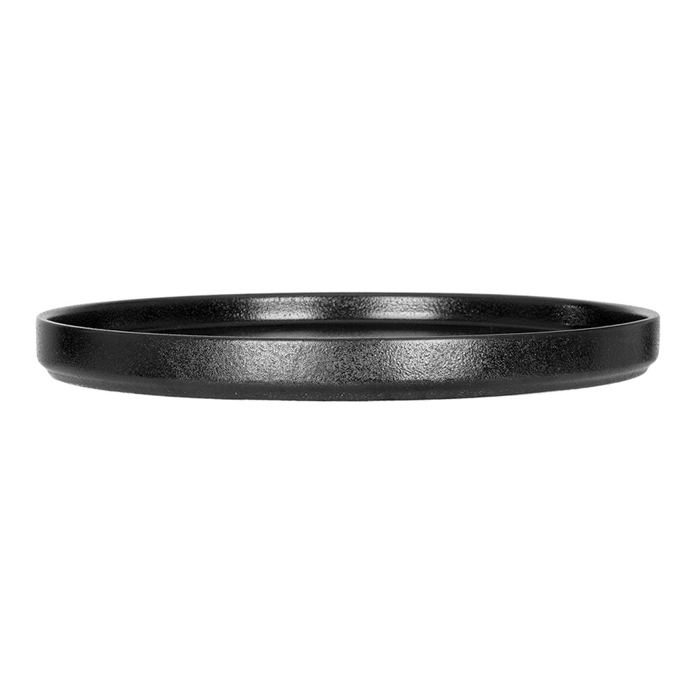 Vajilla de cerámica 16 piezas negro Osaka Chefmaker