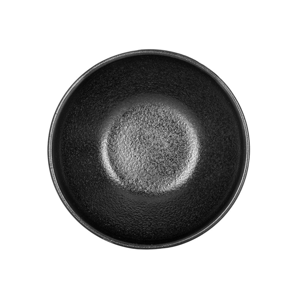 Vajilla de cerámica 16 piezas negro Osaka Chefmaker