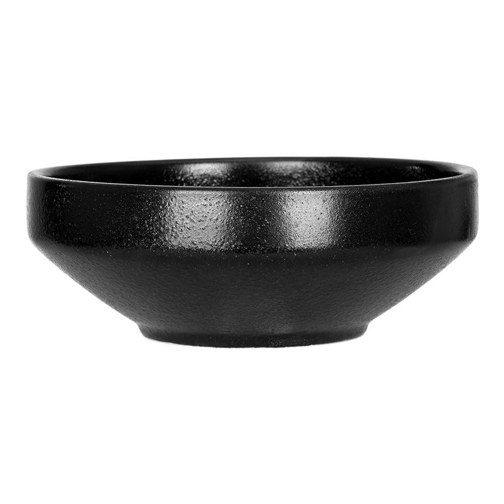 Vajilla de cerámica 16 piezas negro Osaka Chefmaker