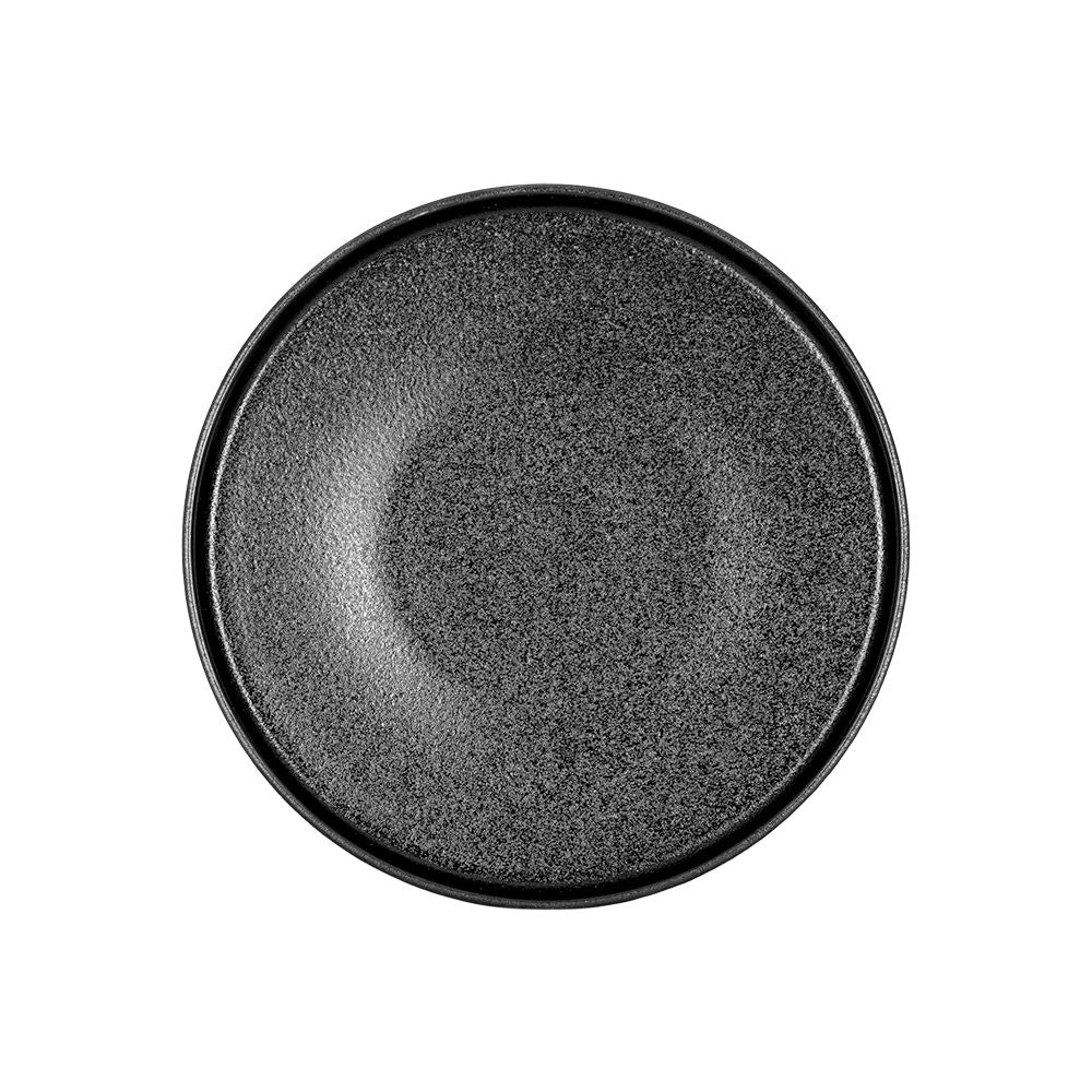 Vajilla de cerámica 16 piezas negro Osaka Chefmaker