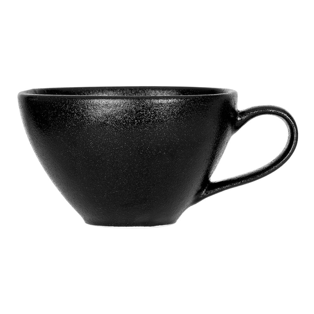 Vajilla de cerámica 16 piezas negro Osaka Chefmaker