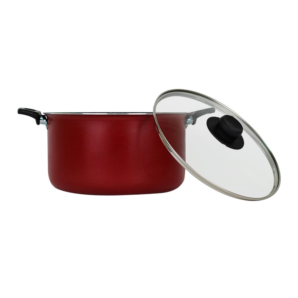 Olla Recta roja 24 cm Classic Rojo